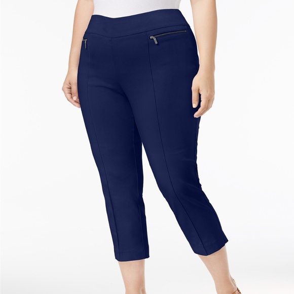 style and co plus size capris